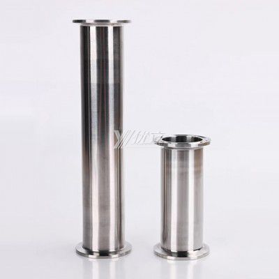 YOULI Food Grade Sanitary Stainless Steel 304 SS316L100-4000mm SMS DIN ISO 3A Pipe Fitting Tri-clamp Straight Fittings