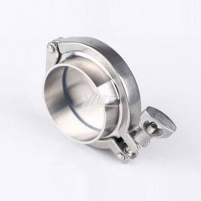 YOULI Hygienic Food Sanitary Stainless Steel 304 SS316L DIN SMS 3A Tri-clamp Pipe Fitting Complete Sets Clamp Ferrule Blind