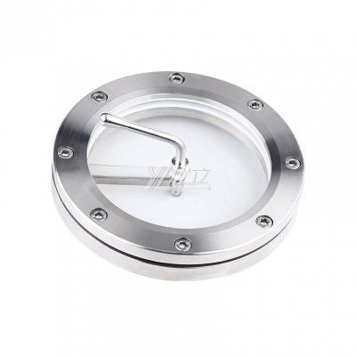 YOULI Best-in-Class Hygienic Food Grade Sanitary Stainless Steel 304 316L ANSI 150LB JIS 10K With Wiper LED Flange Sight Glass