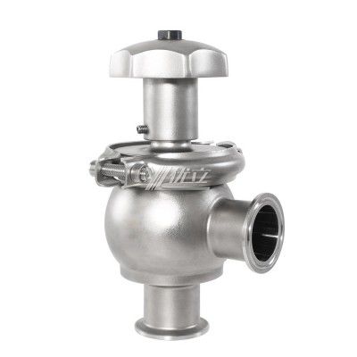 YOULI Hygienic Food Grade Stainless Steel 304 316L Mannual Tri-Clamp Flow Regulating Valves