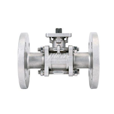 YOULI ISO 5211 Mounting Pad High Temperature ANSI150LB JIS10K PN16 Stainless Steel 304 316  WCB Manual 3PC Flanged Ball Valve