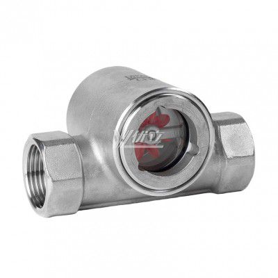 YOULI BSP NPT BSPT Screw Stainless Steel 304 316L Carbon Steel WCB Water Flow Indicator Female Threaded Impeller Sight Glass