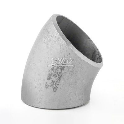 YOULI Industrial Shot Blasting Pickling Stainless Steel ANSI SCH40-SCH160  304 SS316L Pipe Fitting 45 Degrees Butt Welding Elbow