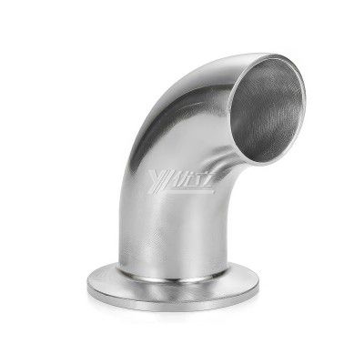 YOULI Hygienic Food Grade Sanitary Stainless Steel 304 SS316L 3A SMS DIN ISO Pipe Fitting 90 Degrees Welded Clamped Elbow