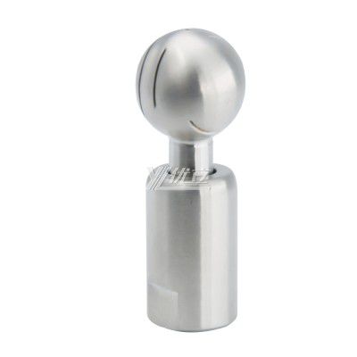Food Grade Sanitary 360 Degree CIP Nozzle Tank Cleaning Stainless Steel Self-Rotating Thread Rotary Spray Ball