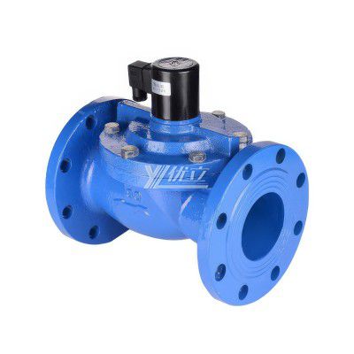 YOULI ZSC DF Stainless Steel 304 316 Cast Iron AC220V DC24V Normal Close Water Straight Flanged Solenoid Valve