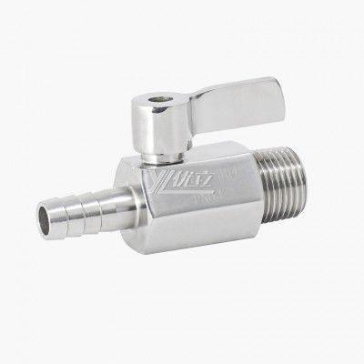 YOULI 1/8" 1/4" NPT BSP 1000WOG PN63 304 316 all Stainless Steel Handle Manual Hose Connector Pagoda Male Thread Mini Ball Valve
