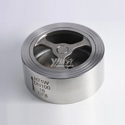YOULI Durable Anti-leakage High Temperature Steam Smooth Stainless Steel 304 316 JIS 10K 1.6mpa WCB Wafer Type Check Valve