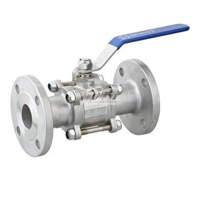 YOULI 3 inch Flange stainless steel ANSI 150LB 300LB 304 316 JIS 10K-20K 1.6mp WCB manual three piece Flanged Ball Valve
