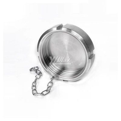 YOULI Hygienic Food Grade Sanitary Stainless Steel 304 SS316L DIN SMS 3A Round Pipe Fitting Blind Cap Plug Cover