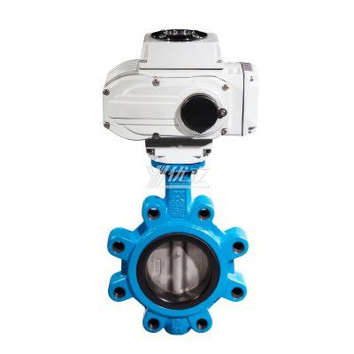 YOULI ANSI 150LB Stainless Steel 304 316 Cast Iron JIS 10K Pn16 Handwheel Motorized AC220V  Electric Lug Wafer Butterfly Valve