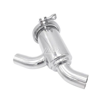 YOULI Top-Quality Hygienic Food Grade SS 304 316L Stainless Steel Sanitary 90 Bend Type No Retention Filter