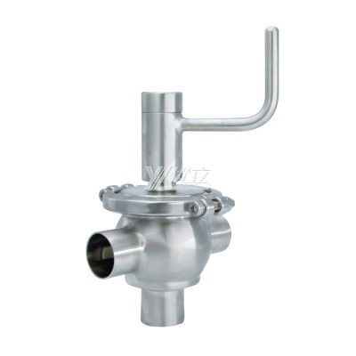 Sanitary Pneumatic Ll Line Type Flow Diversion Valve