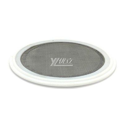 YOULI Hygienic Food Grade Customized White Pipe with Mesh Sanitary 10-150 Mesh PTFE Sealing Ring Rubber Tri Clamp Gasket