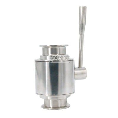 Stainless Steel Sanitary Tc Tri Clamp Straight Ball Valve