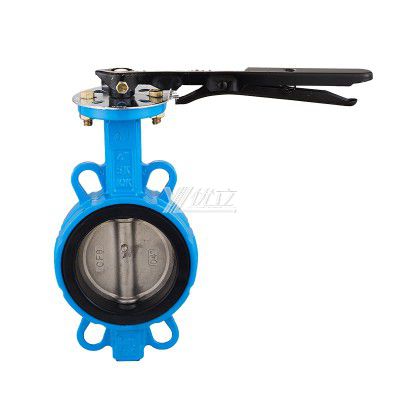 YOULI Stainless Steel ANSI 150LB 304 316 JIS 10K Pn10-16 Cast Iron PTFE EPDM Soft Sealing Water Manual Wafer Butterfly Valve