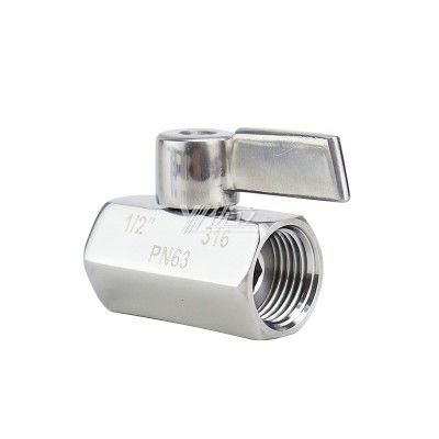YOULI Stainless Steel NPT BSP 1000WOG PN64 304 316 3/8" 1/2" 1/4" Manual Female Thread Mini Ball Valve