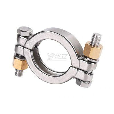 YOULI Hygienic Food Grade Sanitary Stainless Steel 304 SS316L DIN SMS 3A Tri-clamp Pipe Fitting High Pressure Pin Clamp