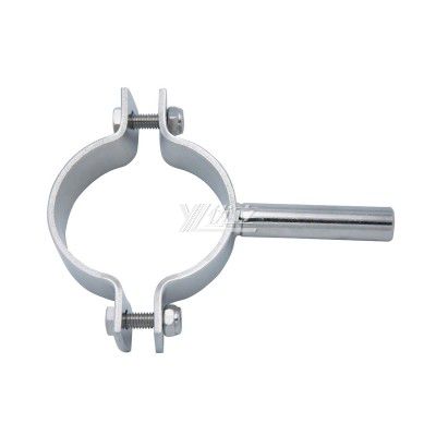 YOULI Stainless Steel 304 Pipe Fittings Tri Clamp Tube Hex Pipe Holder With Solid Rod Handle Bar Welded Round Pipe Holder