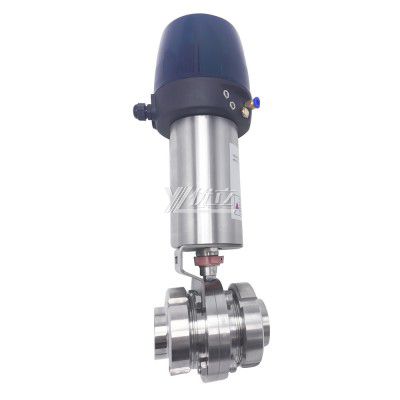 Stainless Steel AISI304 Thread Butterfly Valves with Control Head