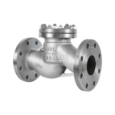 YOULI High Temperature Steam ANSI 150LB 304 316 JIS 10K 1.6mpa WCB H41W Non-return NRV Lift Flanged Check Valve
