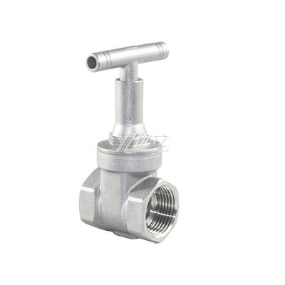 YOULI Durable  Z15W PN16 200wog Stainless Steel 304 316 RC BSP NPT Anti Theft Lock Manual Female Threaded Gate Valve