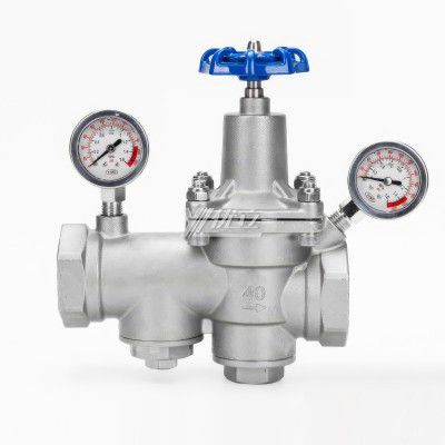 YOULI YZ11X Pressure Gauge NPT BSP Pn16 304 316 Stainless Steel Water Shockproof Female Threaded Filter Pressure Relief Valve