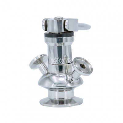 YOULI Hygienic Food Grade Sanitary Stainless Steel 304 316L Manual Plastic Handle Sterile Tri Clamped Sample Valve