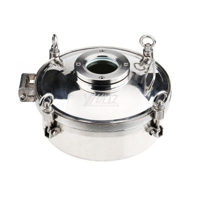 YOULI Hygienic Food Grade SS 304 316L Stainless Steel 1-3BAR Sight Glass Pressure Tanks Sanitary Round Manway Manhole